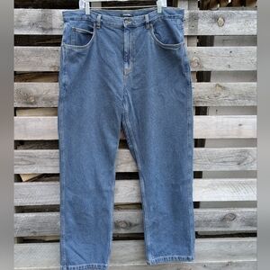 George Men's Denim Blue Jeans Medium Wash Size 38/30 Casual Comfortable